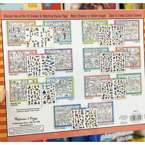 Набір для творчості з наліпками Місто (більше 400 наліпок) від Melissa & Doug