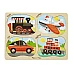 Развивающие пазлы 4 в 1 Транспорт от Melissa & Doug