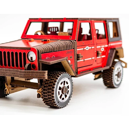 Дерев'яний 3D-конструктор Джип (162 деталі) від PuzzleOk