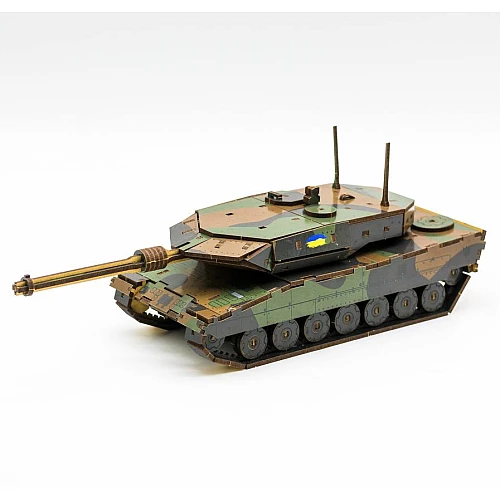 Деревянный 3D-конструктор Танк Леопард (206 деталей) от PuzzleOk