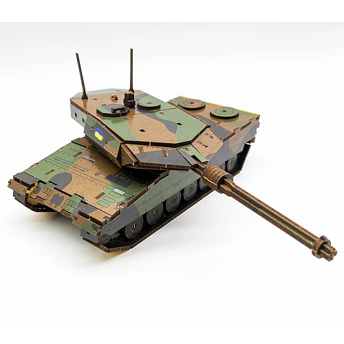 Деревянный 3D-конструктор Танк Леопард (206 деталей) от PuzzleOk