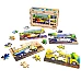 Дерев'яний пазл 4 в 1 Транспорт від PuzzleOk
