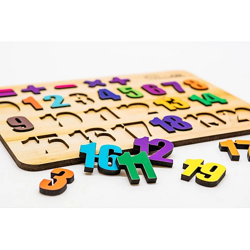 Пазл вкладиш Цифри (27 елементів) від PuzzleOk Пазл вкладиш Цифри (27 елементів) від PuzzleOk