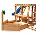 Дитячий ігровий майданчик кораблик Babyland-13 із зимовою гіркою