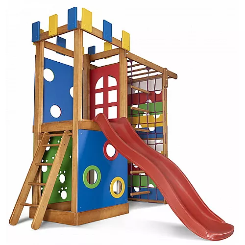 Детский игровой комплекс замок Babyland-16 с горкой Детский игровой комплекс замок Babyland-16 с горкой