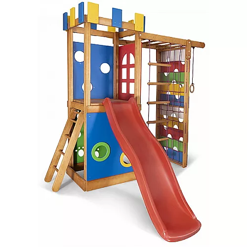Детский игровой комплекс замок Babyland-16 с горкой Детский игровой комплекс замок Babyland-16 с горкой