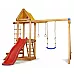 Детский игровой комплекс Babyland-19 с качелями и горкой