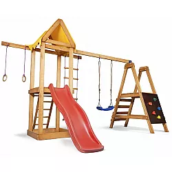 Детский игровой комплекс Babyland-20 с горкой и скалодромом
