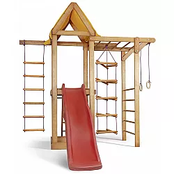 Дитячий ігровий комплекс Babyland-21 з гіркою і кільцями