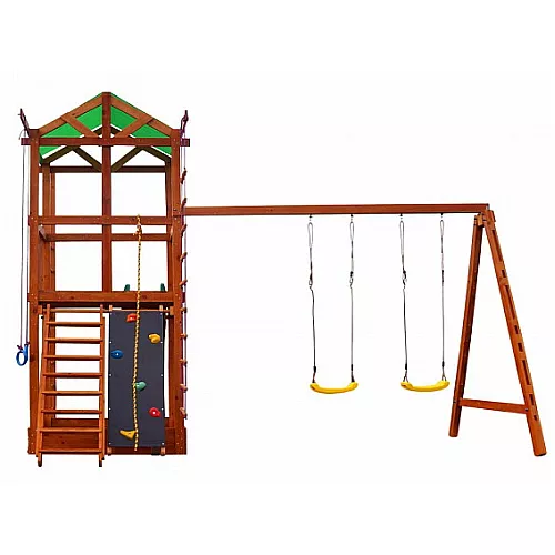 Детский игровой комплекс Babyland-6 с канатом Детский игровой комплекс Babyland-6 с канатом