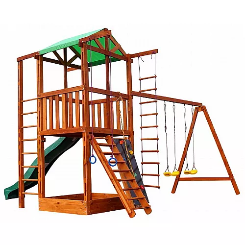 Детский игровой комплекс Babyland-6 с канатом Детский игровой комплекс Babyland-6 с канатом