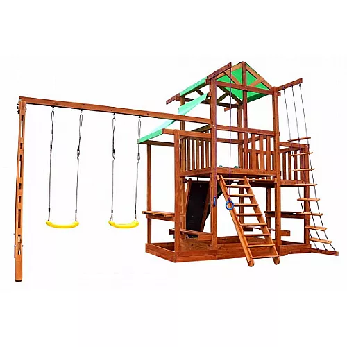 Дитячий ігровий комплекс Babyland-9 з гіркою і скалодромом