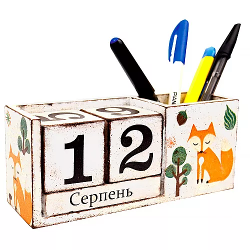 Творческий набор декупаж Вечный календарь подставка Творческий набор декупаж Вечный календарь подставка