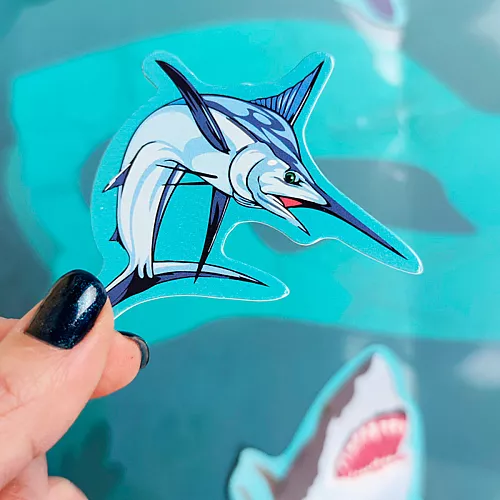 Развивающий набор с многоразовыми наклейками Подводный мир (укр. язык)