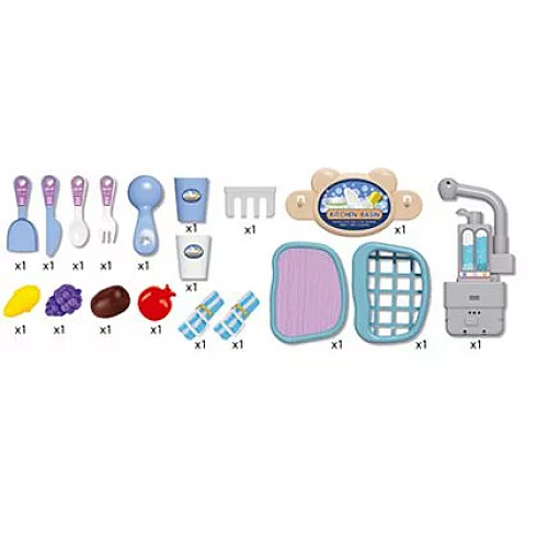 Ігровий набір Кухонна мийка у валізці (20 предметів)