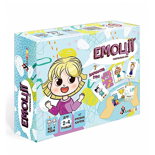 Обучающая настольная игра Эмоции (2-4 игрока)