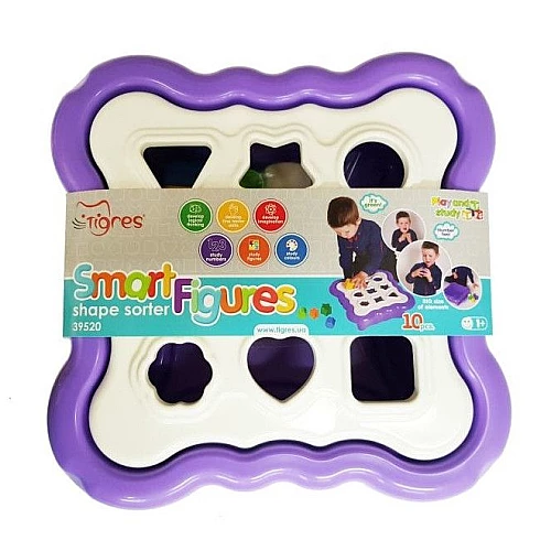 Розвиваюча іграшка сортер Розумні фігурки (10 елементів)