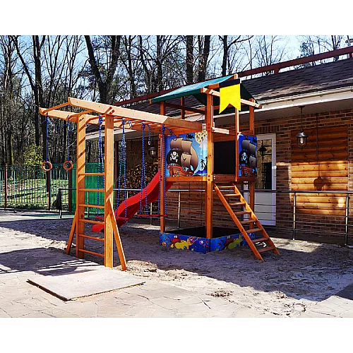 Дитячий ігровий майданчик SportBaby-14 з рукоходом Дитячий ігровий майданчик SportBaby-14 з рукоходом