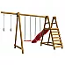 Детская игровая площадка SportBaby-3 с горкой и качелями