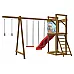 Детская игровая площадка SportBaby-4 с горкой и кольцами