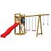 Детская игровая площадка SportBaby-4 с горкой и кольцами