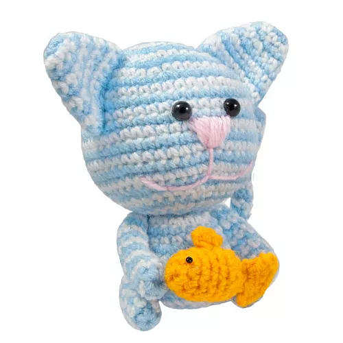 Творчий набір для в'язання гачком Котик