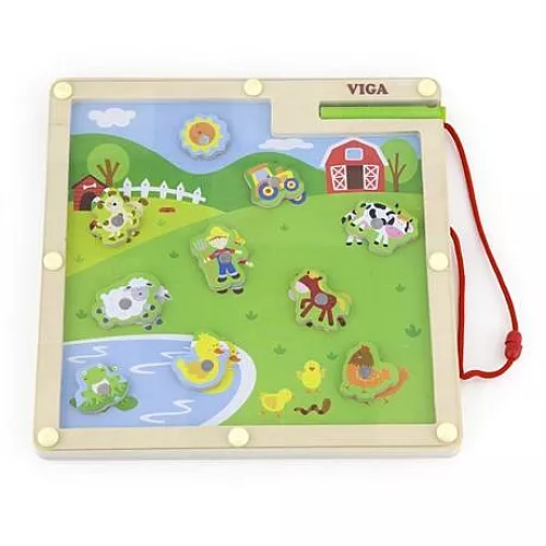 Магнітна настільна гра Ферма від Viga Toys Магнітна настільна гра Ферма від Viga Toys