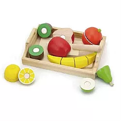 Развивающий набор Фрукты на подносе от Viga Toys