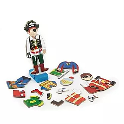Развивающий магнитный набор Гардероб мальчика от Viga Toys