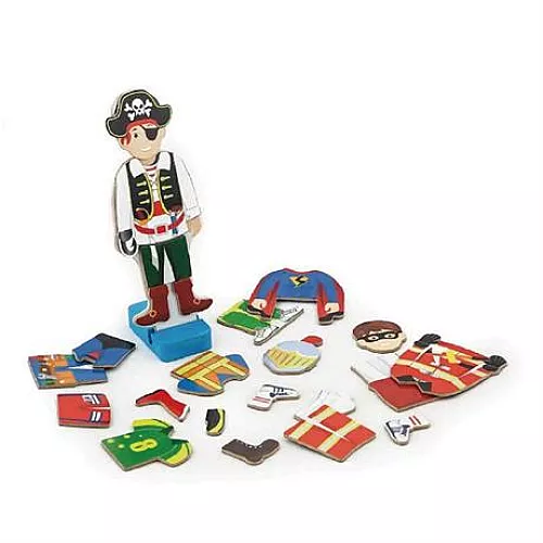 Розвиваючий магнітний набір Гардероб хлопчика від Viga Toys Розвиваючий магнітний набір Гардероб хлопчика від Viga Toys