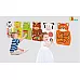 Развивающий бизиборд с кругами Корова от Viga Toys
