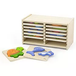 Развивающий набор Объемные пазлы (12 шт) от Viga Toys