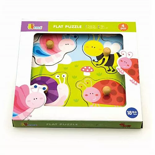 Развивающий пазл Насекомые от Viga Toys Развивающий пазл Насекомые от Viga Toys