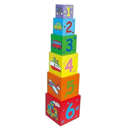 Розвиваючий набір кубиків Пірамідка від Viga Toys