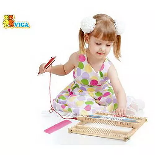 Творческий набор Мини ткацкий станок от Viga Toys Творческий набор Мини ткацкий станок от Viga Toys