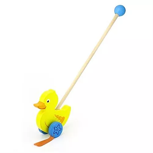 Розвиваюча іграшка каталка Каченя від Viga Toys Розвиваюча іграшка каталка Каченя від Viga Toys