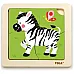 Развивающий мини пазл Зебра от Viga Toys