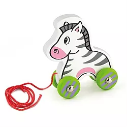 Розвиваюча іграшка каталка Зебра від Viga Toys