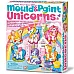 Творческий набор гипсовые магниты и брошки Единороги от 4M