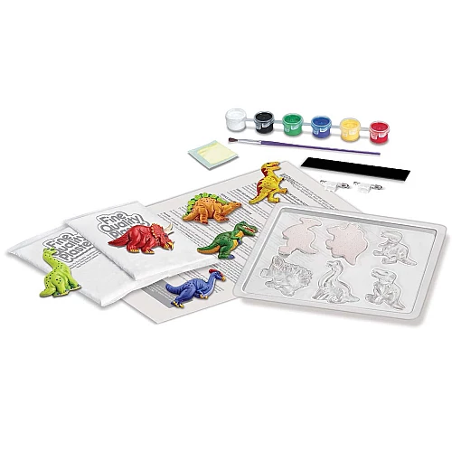Набір для створення гіпсових магнітів Динозаври від 4M