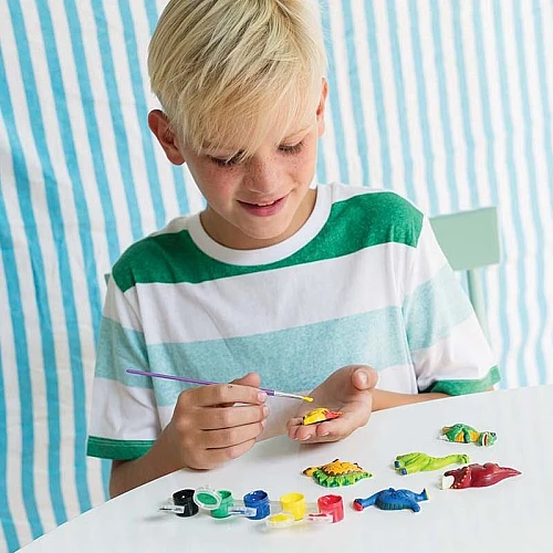 Набір для створення гіпсових магнітів Динозаври від 4M