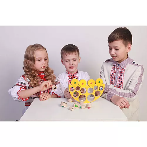Развивающая игрушка балансир Веселые мышата (15 элементов) от Hega
