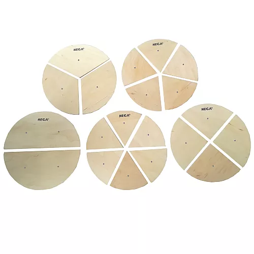 Обучающий магнитный набор Части целого (20 шт) от Hega