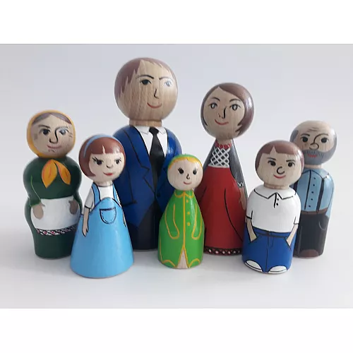 Игровой набор фигурок Семья (7 шт) от Hega Игровой набор фигурок Семья (7 шт) от Hega