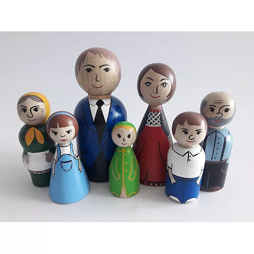 Игровой набор фигурок Семья (7 шт) от Hega Игровой набор фигурок Семья (7 шт) от Hega
