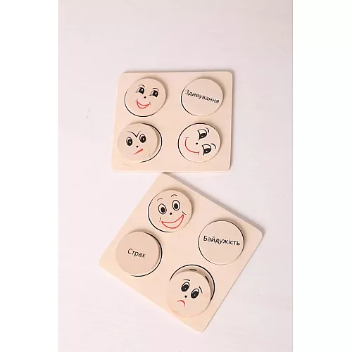 Розвиваючий набір Монтессорі Емоції (10 елементів) від Hega