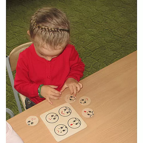 Розвиваючий дидактичний набір Монтессорі Емоції (5 шт) від Hega