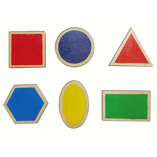 Розвиваючий набір Основні геометричні фігури (6 шт) від Hega
