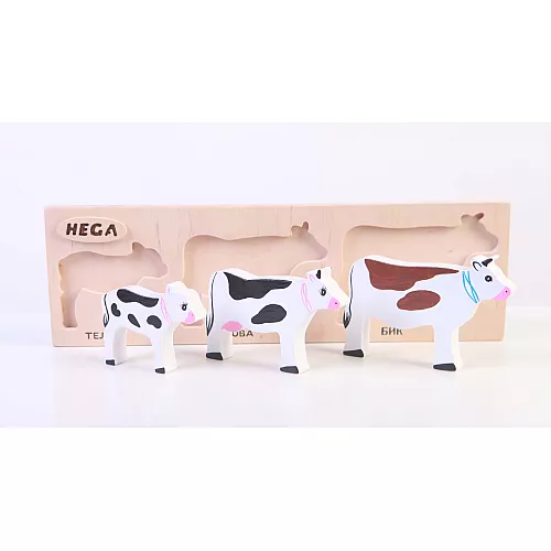 Рамка-вкладиш Корови (3 шт) від Hega Рамка-вкладиш Корови (3 шт) від Hega