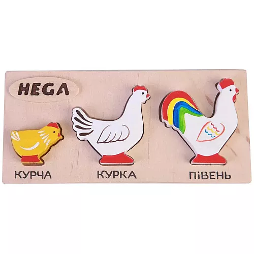 Рамка-вкладыш Куры (3 шт) от Hega Рамка-вкладыш Куры (3 шт) от Hega